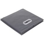 Короб - органайзер складной стеллажный для хранения вещей с крышкой «ДОМания», цвет серый, 33*33*33см (лейбл)