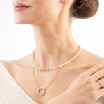 Колье Coeur de Lion Crystal-Gold 2057/10-1816 2