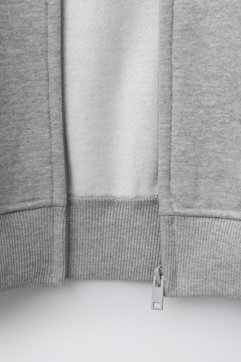 ZARA ХУДИ С МОЛНИЕЙ, СЕРЫЙ МЕЛАНЖ
