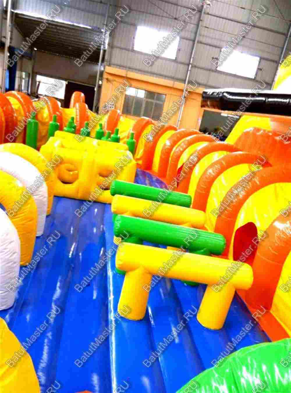 Коммерческий надувной батут "Ракета" 30*20*8 м