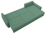 Диван угловой Лига-051 НПБ Лонг угол универсальный РОГОЖКА Амур 11 зеленый