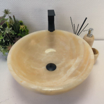 Раковина из оникса Bowl Yellow TinLip BO-62943 45*45*17 39
