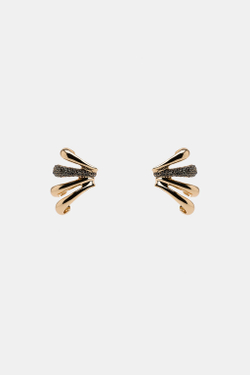 ZARA БЛЕСТЯЩИЕ СЕРЬГИ-КАФФЫ, ЗОЛОТИСТЫЙ