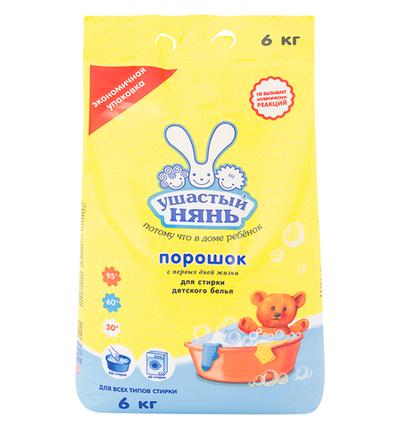 Порошок для стирки "Ушастый нянь" 6кг