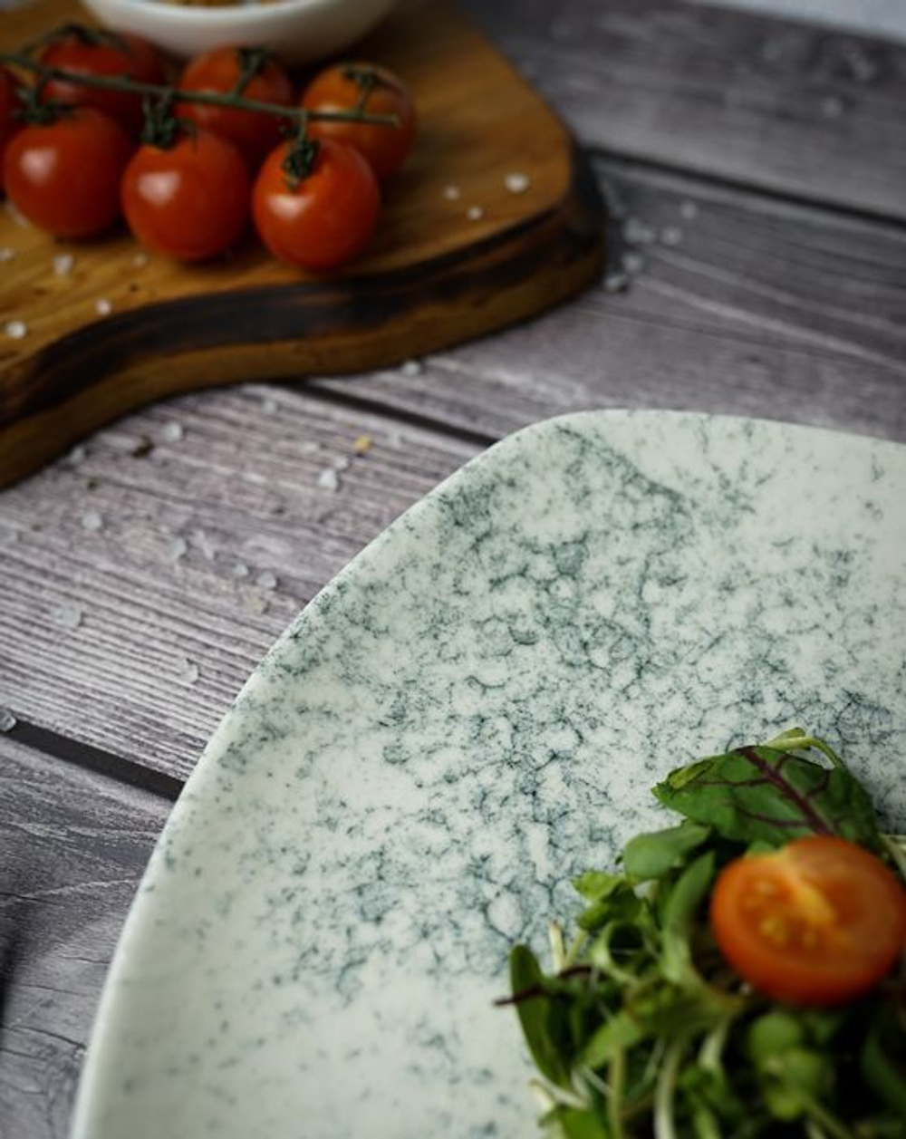 Тарелка квадратная 25CM SMOKY