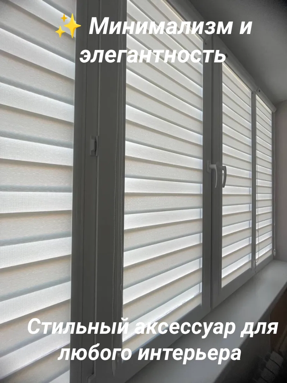 Рулонные шторы День-Ночь 55х140 см