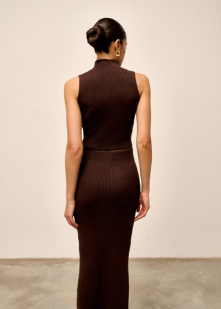 Топ CLARE, шоколадный