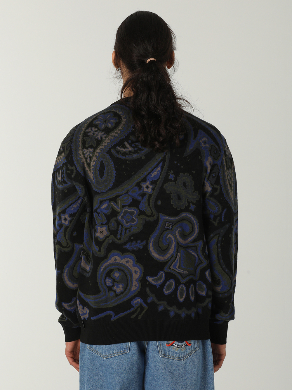 Свитер Вязаный (Round-neck) Paisley Jacquard Knit Sweater