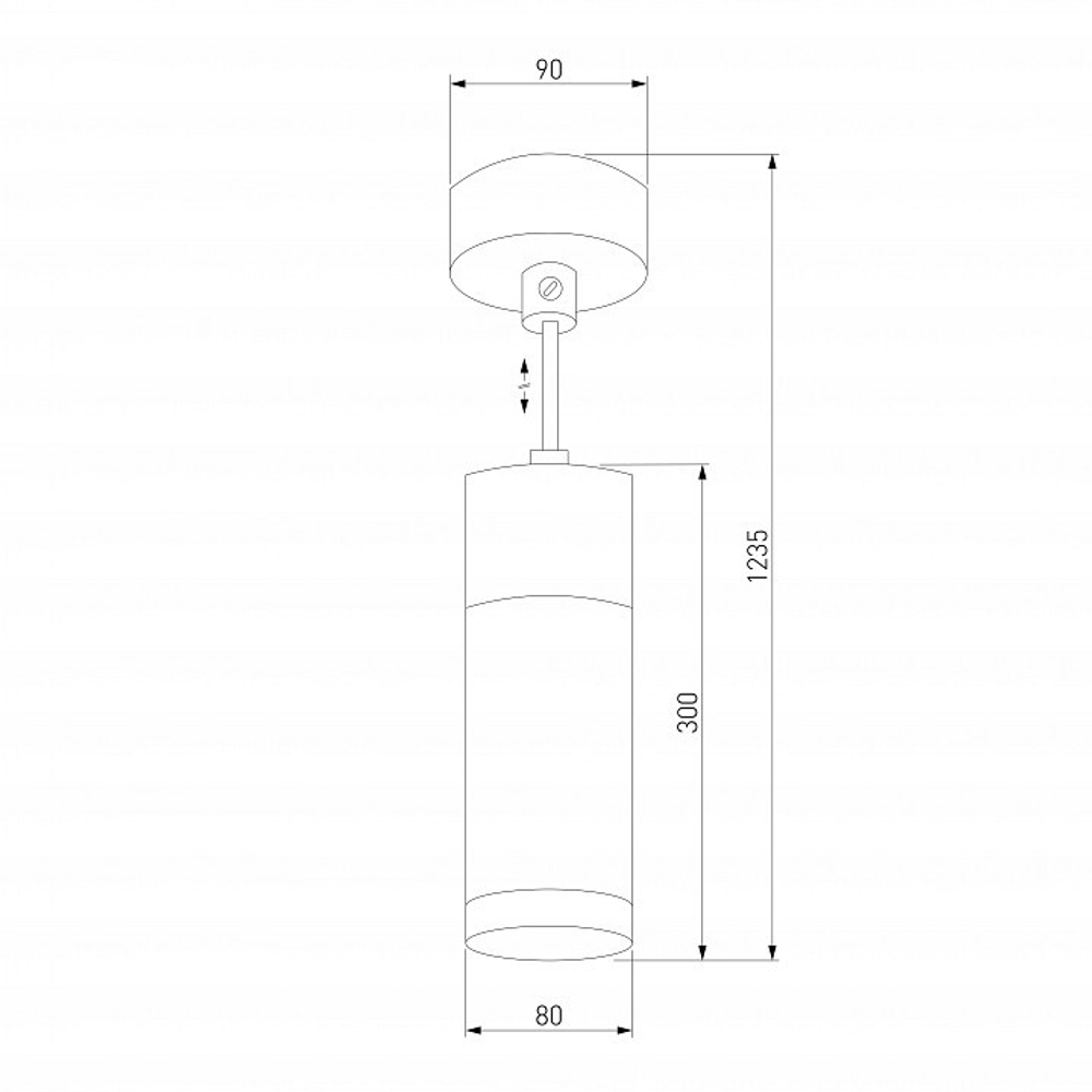 Подвесной светильник Eurosvet Double Topper 50135/1 LED хром/белый