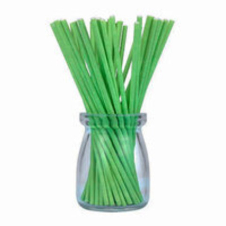 Палочки для кейк попсов 15см (зелёные) 100шт