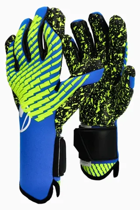 Вратарские перчатки Uhlsport Fangmaschine Cybertec Supergrip+ HN - синий
