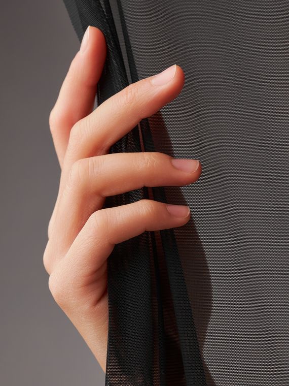 Сетка эластичная Lauma с эффектом голого тела, черный 170