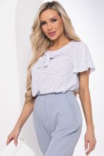 Блуза "Сицилия" (вайт) Б8064 LT Collection (Акция)