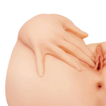 Телесный мастурбатор-полуторс 37,6х24,9х14см вагина и анус PipeDream PDX Plus Spread My Tight Pussy Mega Masturbator in Light RD62621