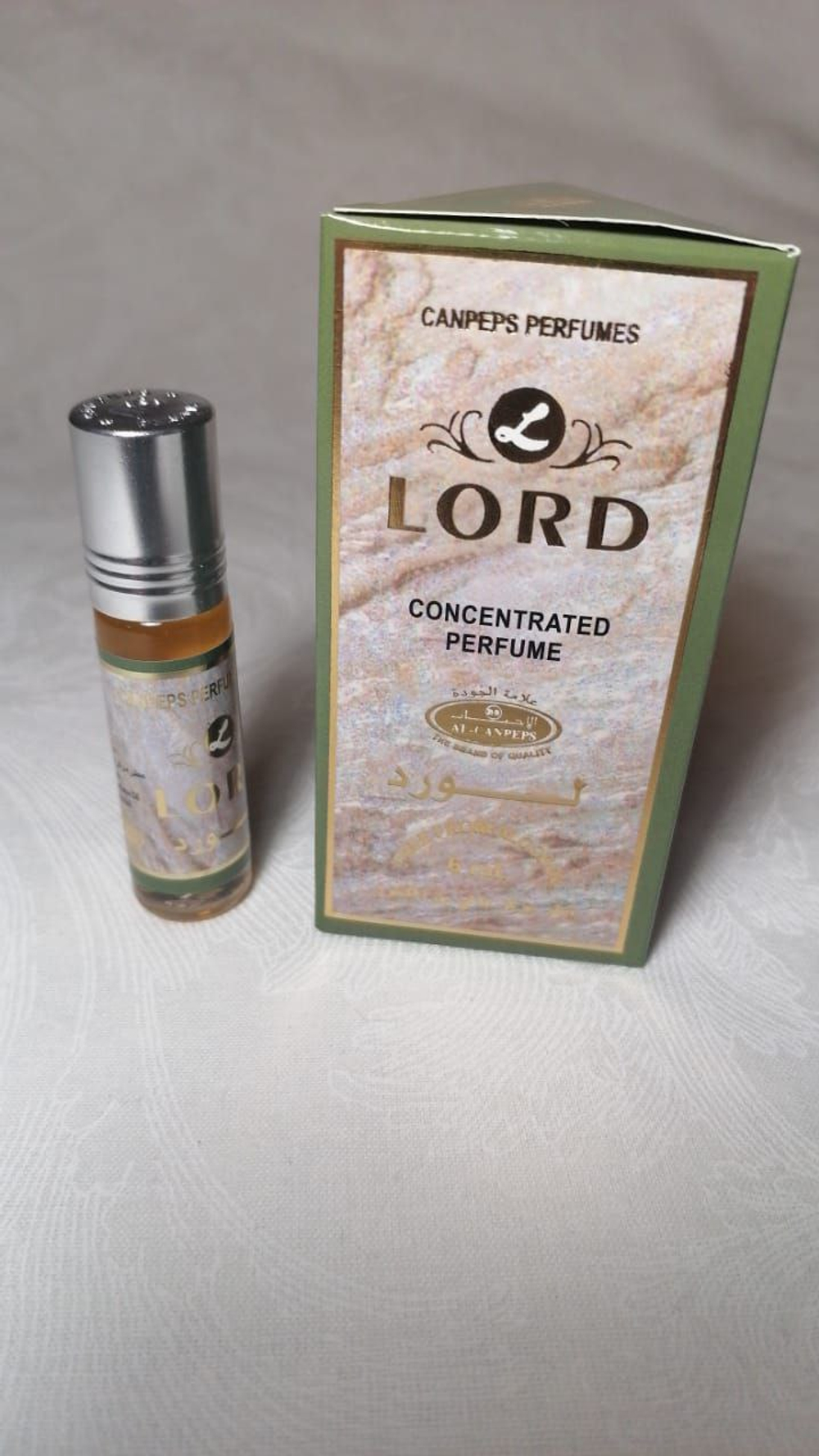 Духи масляные мужские Lord concentrated parfume, 6 мл