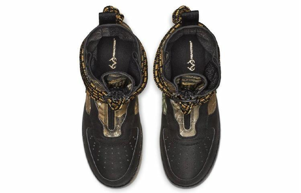 Кроссовки Realtree X Nike Air Force 1 Hi "Black Camo"