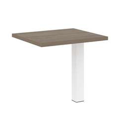 Yalta Брифинг-приставка LT.BR-1 Вяз Благородный/Металл Белый 800*700*750