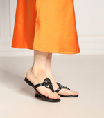 кожаное вьетнамки miller pave TORY BURCH - черный(145945)