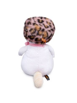 Мягкая игрушка Ли-Ли в шапке с леопардовым принтом 27 см