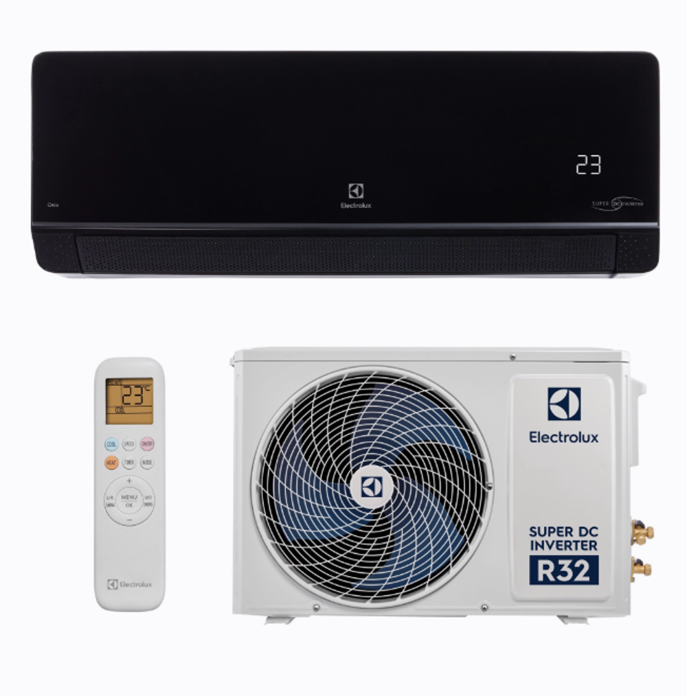 Сплит-система инверторного типа Electrolux Onix Super DC EACS/I-12HIX-BLACK/N8 комплект