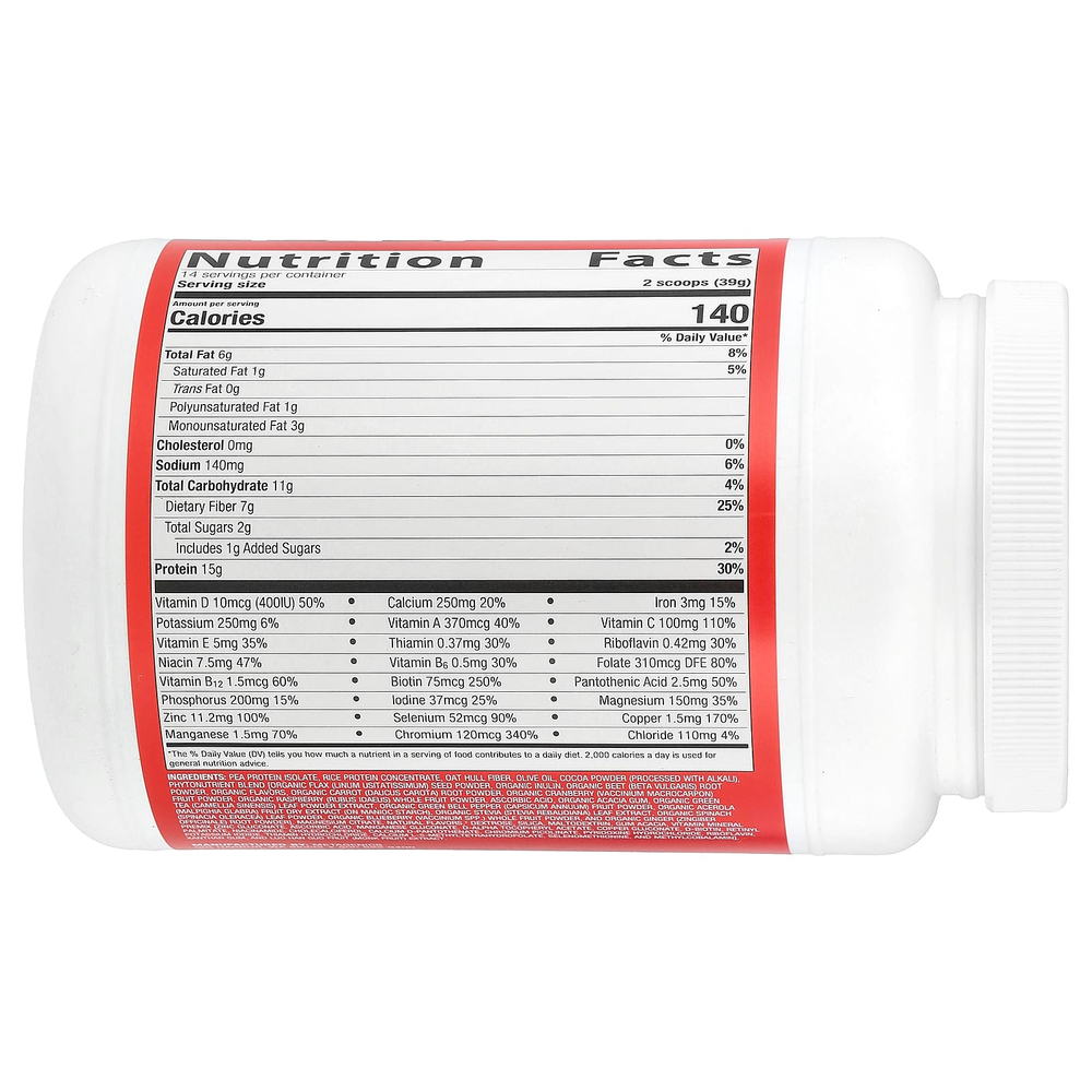 Metagenics, Power Nutrition, коктейль с шоколадом, 546 г (1 фунт)