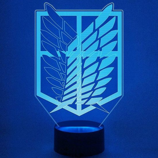 3D лампа Атака Титанов, Attack on Titan