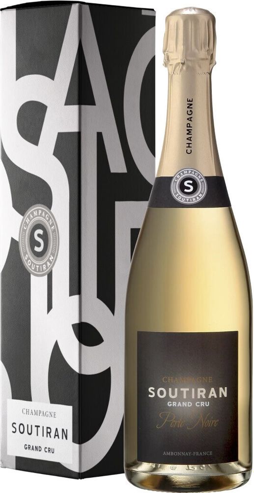 Шампанское Soutiran Cuvee Perle Noire в подарочной упаковке, 0,75 л.