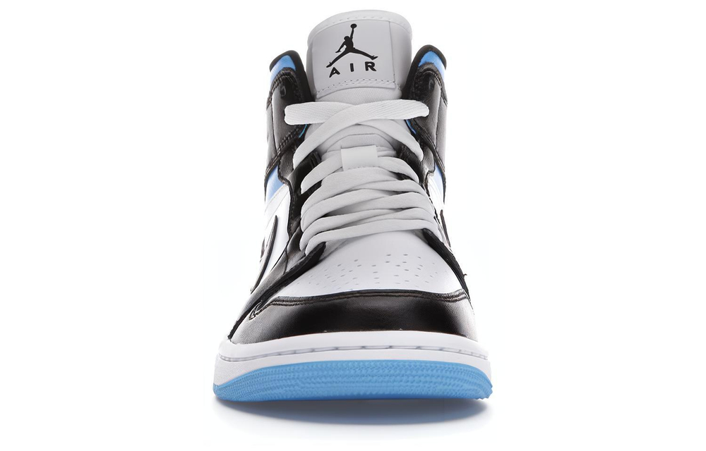 Air Jordan 1 Mid 'University Blue Black White' Women's
