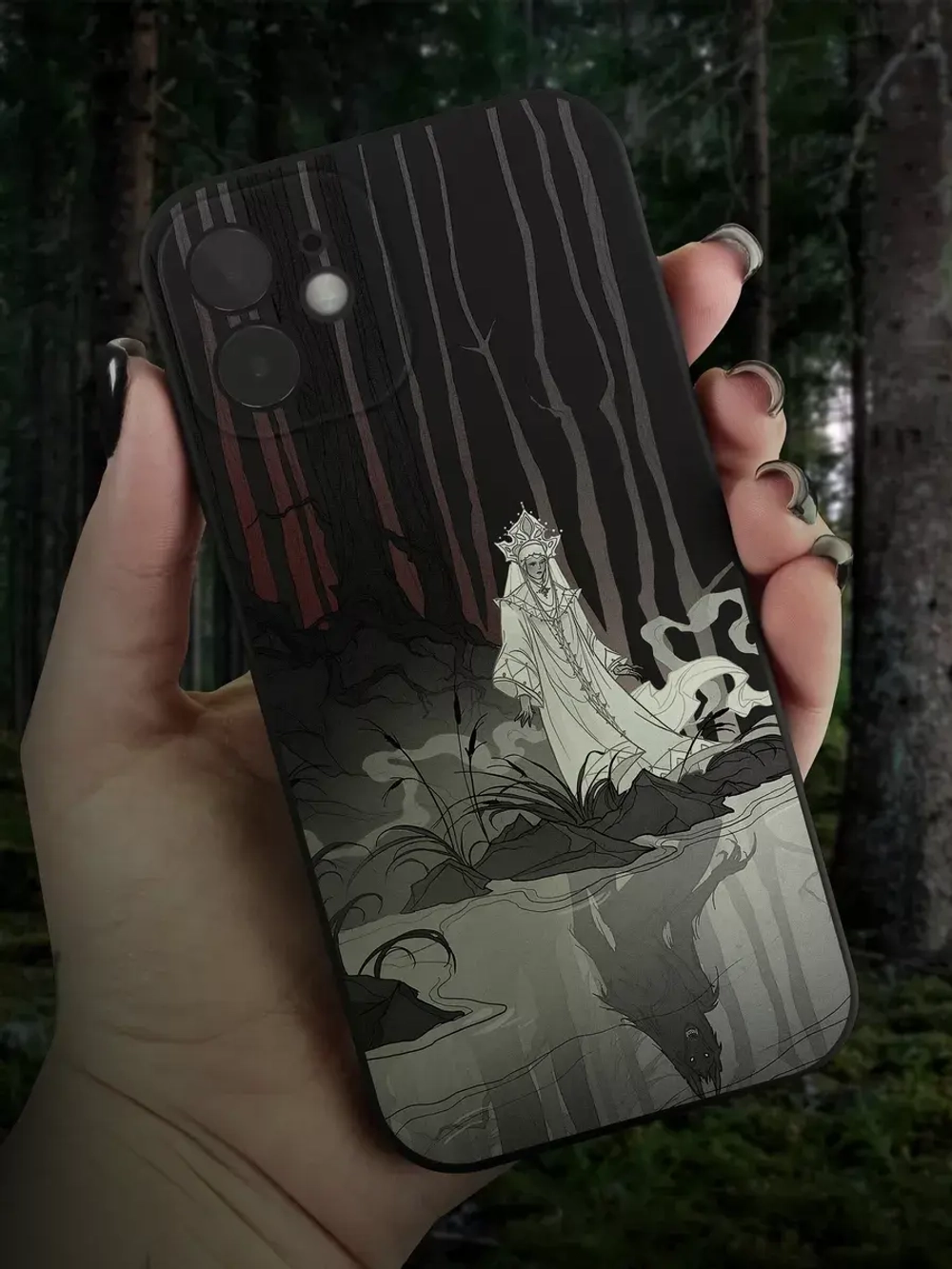 Чехол на iPhone 12 с принтом