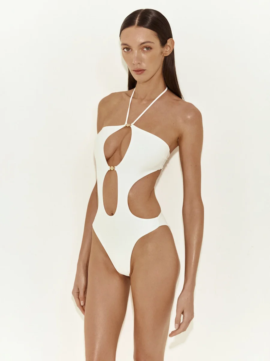 Купальник слитный RIO BANDEAU, Белый