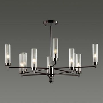 5275/10C CLASSI LN23 38 черный хром Люстра потолочная E14 10*40W 220V KAMILLA