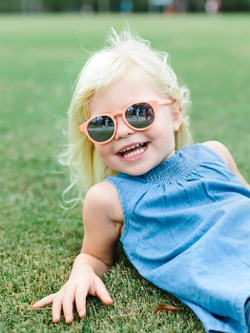 С/з очки Babiators Blue Series Polarized Keyhole. Уезжаю на выходные (The Weekender). Дыня. Серебряные зеркальные линзы