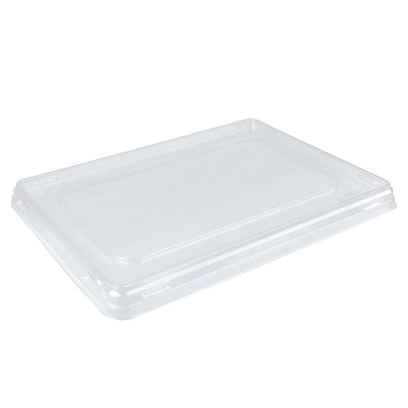 Крышка  OSQ OpSalad прозрачная 500 мл (черн) 50 шт/уп 600 шт/кор