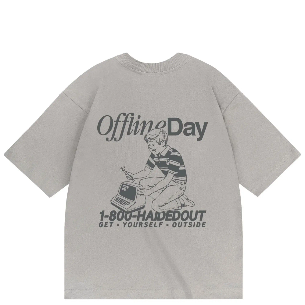 Футболка Haided Offline Day RLXD HW TEE, Серый