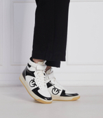 кожаные кроссовки midi basket Pinko - белый(1H214T A08U)