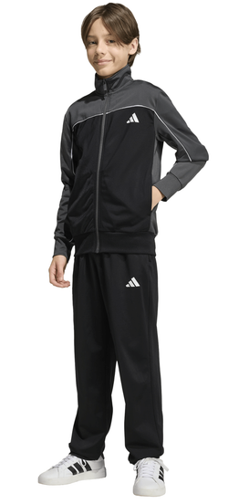 Детский теннисный костюм Adidas Junior Tricot Colour Pop - grey six/black/white