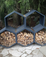 Уличная дровница Firewood W-03, 65 см