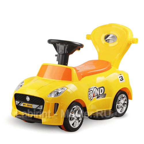 Детский толокар/каталка "MalinaBay НТ-57123" желтый