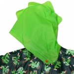 Дождевик-плащ детский «Волшебные звери-Заводной крокодил» с капюшоном, на кнопках, размер M(57*42см) ДоброСад