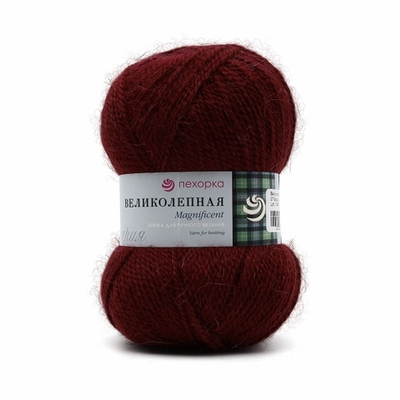 Пряжа "Великолепная" 07 Бордо