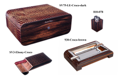 Пепельница для сигар Gentili Croco brown