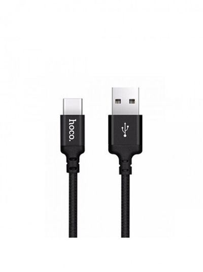 Кабель HOCO X14 USB-Type-C 3A 1м Nylon Black