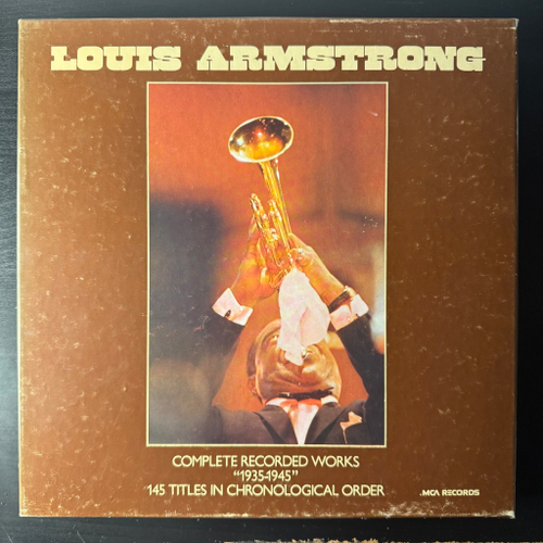 Louis Armstrong ‎– Complete Recorded Works 1935 - 1945 (145 Titles In Chronological Order) 10LP (Франция 1976г.)