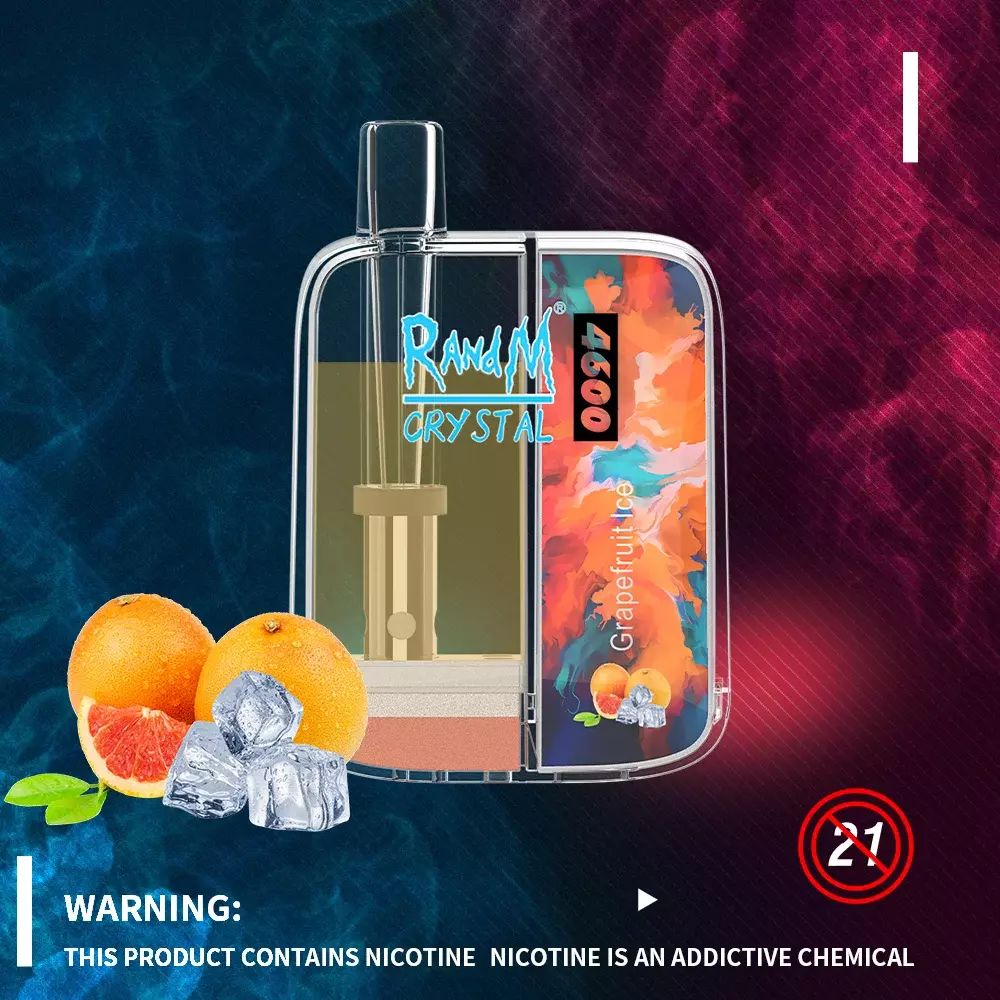 RandM 4600 Crystal - Grapefruit Ice (5% nic)