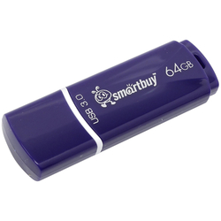 Память "Crown" 64GB, USB 3.0 Flash Drive, синий, Smart Buy