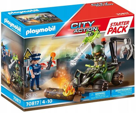 Конструктор Playmobil City Action Starter Pack Police Полицейские учения Стартовый набор 70817