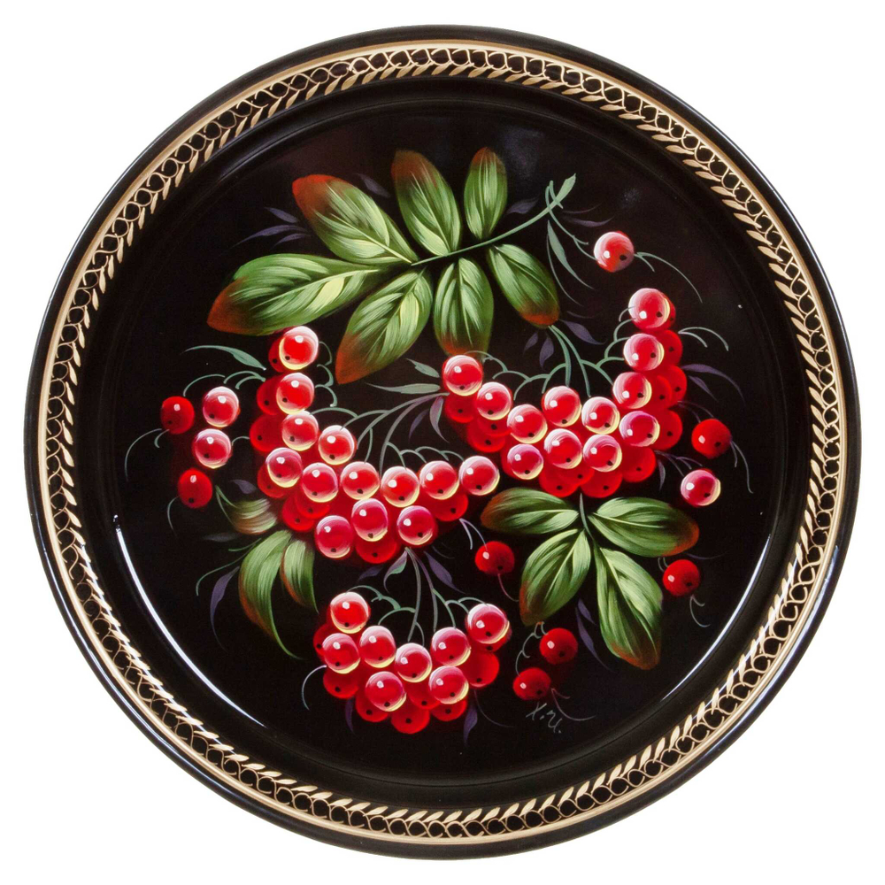 Zhostovo metal tray A5D16112023069