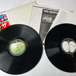 Винтажная виниловая пластинка LP The Beatles White Album Белый Альбом (Japan 1976) (Obi, Постер) Blackbird