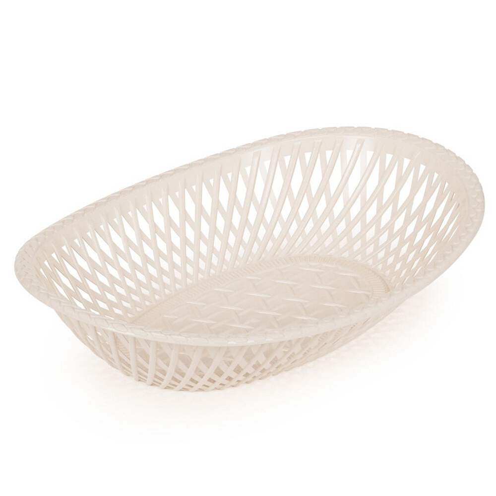 Сухарница овальная (малая) бежевая