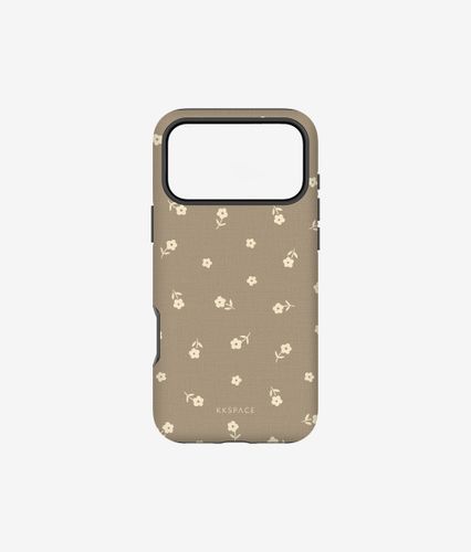 Чехол EARLY FLOWERS (бежевый) для iPhone